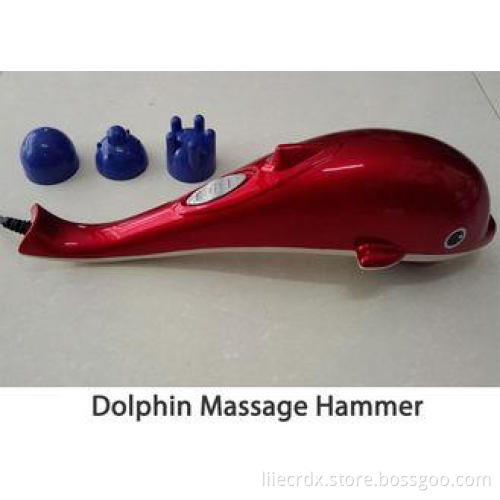 Infrared Dolphin Massage Hammer with 3 massage head